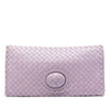 Bottega Veneta Nappa Intrecciato Turn Lock Clutch Secondhand
