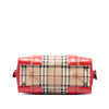 Burberry Haymarket Check Coated Canvas Minford Portrait Satchel Secondhand