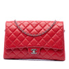Chanel CC Quilted Caviar Flap Clutch on Chain Secondhand
