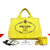 Prada Canvas Canapa Logo Tote Secondhand