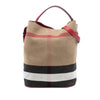 Burberry Medium Mega Check Canvas Ashby Bucket Bag Secondhand