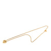 Dior Gold Plated CD Logo Heart Pendant Necklace Secondhand