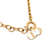Dior Gold Plated CD Logo Heart Pendant Necklace Secondhand