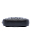 Chanel CC Quilted Lambskin Curvy Cosmetic Case Pouch Secondhand