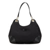 Gucci Guccissima Trimmed Canvas Colbert Shoulder Bag Secondhand