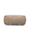Secondhand Gucci Medium GG Canvas Bamboo Libeccio Tote