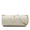 Saint Laurent Mini Quilted Lambskin Sade Tube Bag Secondhand