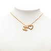 Secondhand Chanel CC Gold Plated and Heart Pendant Necklace
