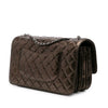 Chanel Medium Metallic Crackled Calfskin Clams Pocket Flap Secondhand