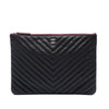 Chanel Medium CC Chevron Caviar O Case Clutch Secondhand