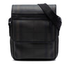 Burberry Smoked Check Coated Canvas Messenger Bag Secondhand