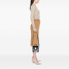 Celine Nano Bicolor Canvas and Leather Luggage Tote Secondhand