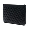 Chanel Medium Quilted Lambskin Boy O Case Clutch Secondhand