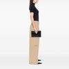 Saint Laurent Croc Embossed Leather Clutch Secondhand