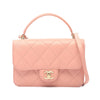 Chanel CC Quilted Lambskin Top Handle Flap Secondhand