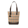 Burberry Haymarket Check Canvas Tote Secondhand