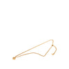 Dior Gold Plated Logo Pendant Necklace Secondhand