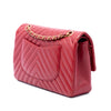Chanel Medium Classic Chevron Lambskin Double Flap Secondhand
