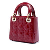 Dior Mini Patent Cannage Lady Dior Secondhand