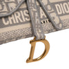Dior Oblique Canvas Embroidered Saddle Belt Bag Secondhand