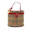 Burberry Haymarket Check Canvas Vanity Bag Secondhand