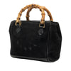 Gucci Mini Suede Bamboo Satchel Secondhand