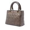 Dior Medium Metallic Lambskin Cannage Lady Dior Secondhand