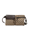 Gucci GG Canvas Double Pocket Belt Bag Secondhand