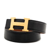 Hermès Box Calf and Togo Constance H Reversible Belt Secondhand