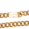 Chanel CC Gold Plated Medallion Chain Belt Secondhand