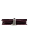 Saint Laurent Croc Embossed Leather Monogram Kate Tassel Wallet on Chain Secondhand