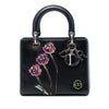 Dior Medium Calfskin Embroidered Flower Lady Dior Secondhand