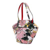 Christian Louboutin Canvas Floral Embroidered Loubishore Tote Secondhand