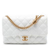 Chanel Medium Quilted Lambskin CC Single Flap Secondhand