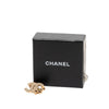 Chanel CC Gold Plated Strass Clover Leaf Pin Brooch Secondhand
