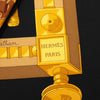 Hermès Cuillers d Afrique Silk Scarf 90 Secondhand
