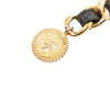 Chanel CC Gold Plated Leather Woven Medallion Chain Belt Secondhand