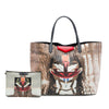 Givenchy Large Textured Coated Canvas Tribal Girl Print Antigona Tote Secondhand