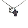 Secondhand Louis Vuitton Ruthenium DJ Vivienne Pendant Necklace