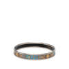 Hermès Narrow Sun Moon Stars Enamel Bangle 65 Secondhand