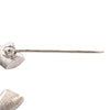 Chanel CC Brass Strass Twisted Brooch Secondhand
