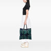 Burberry Leather Trimmed Prorsum Printed Nylon Tote Secondhand