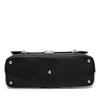 Maison Margiela Bicolor Goatskin and Canvas New Lock Horizontal Satchel Secondhand
