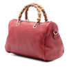 Gucci Medium Calfskin Bamboo Shopper Boston Bag Secondhand