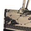 Dior Medium Canvas Embroidered Zodiac Toile De Jouy Book Tote Secondhand