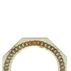 Chanel Resin and Gold Plated Octagonal Bangle Secondhand