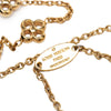 Louis Vuitton Gold Plated Flower Full Necklace Secondhand