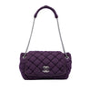 Chanel Nylon Bubble Quilt Accordion Chain Flap Secondhand