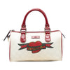 Gucci Small GG Supreme Joy Tattoo Heart Boston Bag Secondhand