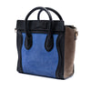 Celine Nano Tricolor Nubuck and Calfskin Luggage Tote Secondhand